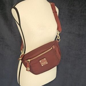 Henri Bendel Fanny/Crossbody/Belt Bag Burgundy